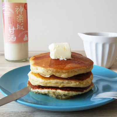Rice Flour and Oatmeal Amazake Pancakes