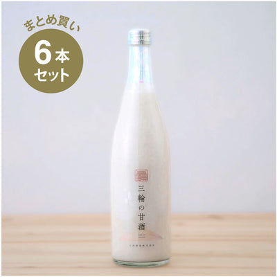 [Bulk purchase] Miwa Amazake 720ml x 6 bottles set