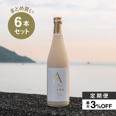 [Normales Amazake] Amasake 720 ml x 6 Flaschen (regulärer Preis 12.960 Yen inklusive Steuern)