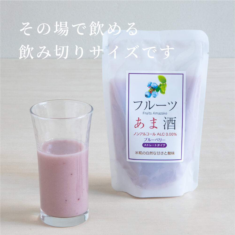 [Großkauf] Koji Wadaya Fruit Amazake Blueberry 160 ml 6er-Pack-Set