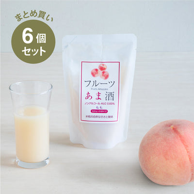 [Großkauf] Koji Wadaya Fruit Amazake Peach 160 ml 6er-Pack-Set