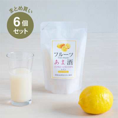 [Großkauf] Koji Wadaya Fruit Amazake Lemon 160 ml 6er-Pack