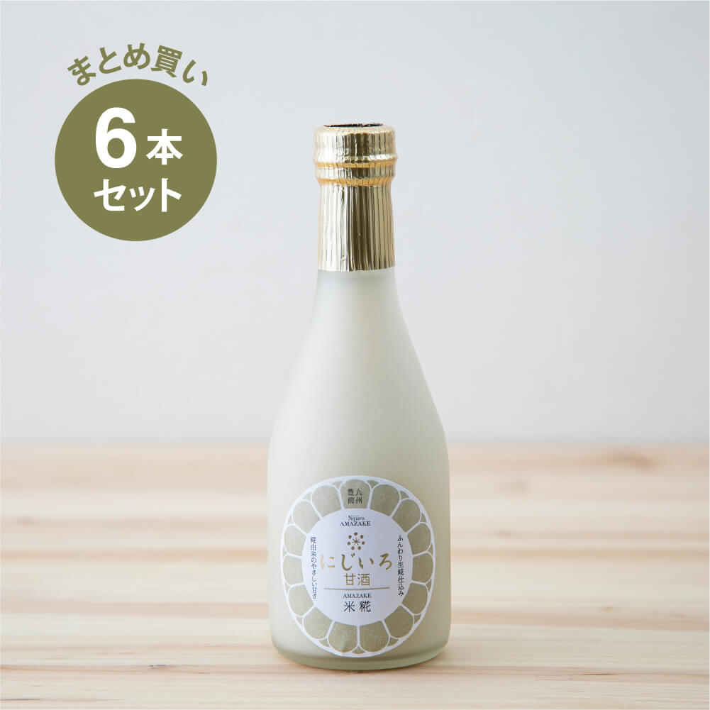 [Großkauf] Urano Sojasauce Brauerei Nijiiro Amazake Reis Koji 320 g x 6 Flaschen Set